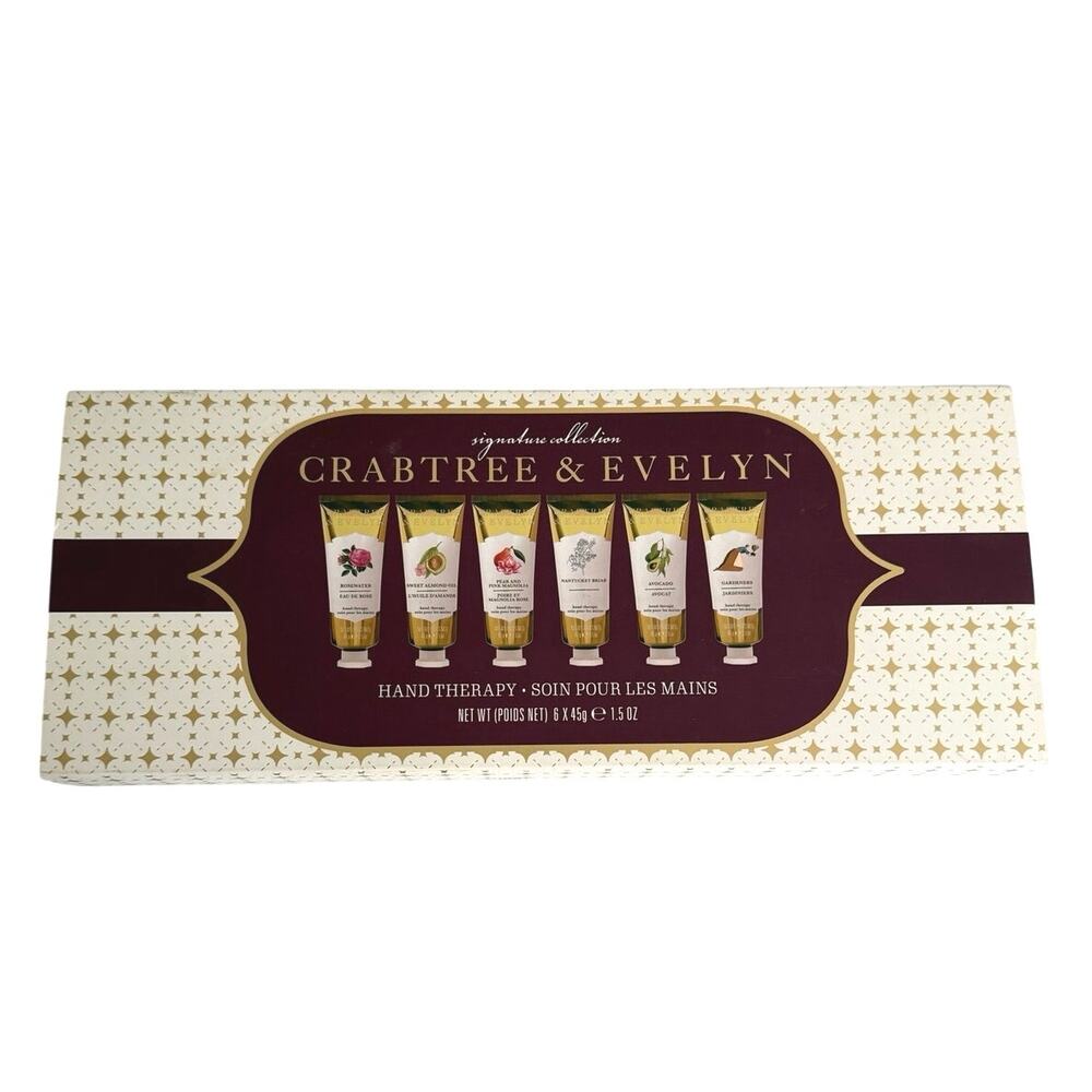 New in box Crabtree & Evelyn sealed hand therapy creams (6)